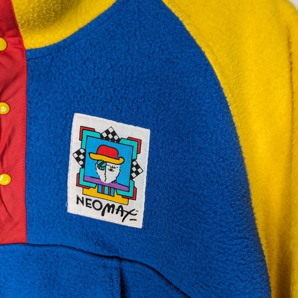 Vintage Peter Max 80s Neo Max Fleece Pullover women’s M - Picture 10 of 15